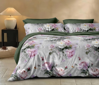 

Комплект постельного белья, Евро Оливковая коллекция УУ 8049