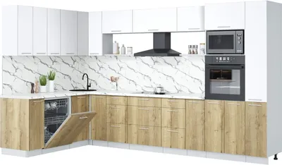 

Кухонный гарнитур, Мила Лайт 1.896х3.48