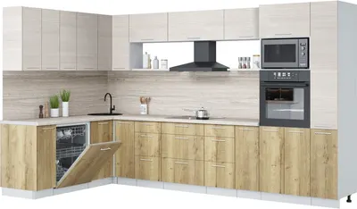 

Кухонный гарнитур, Мила Лайт 1.896х3.48