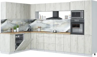 

Кухонный гарнитур, Мила Лайт 1.896х3.48