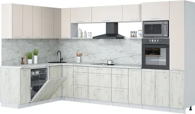 

Кухонный гарнитур, Мила Лайт 1.896х3.48