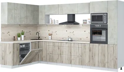 

Кухонный гарнитур, Мила Лайт 1.896х3.48