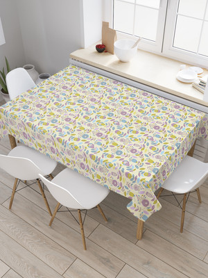 

Скатерть, Забавные завитки цветы / tc_102798