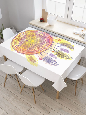 

Скатерть, Акварельная мандала бохо / tc_103057