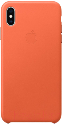 Чехол-накладка Apple Leather Case для iPhone XS Max Sunset / MVFY2