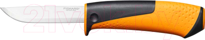 Нож строительный Fiskars 1023618 (с точилкой)