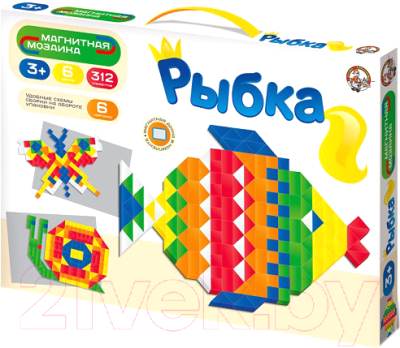 Развивающая игра Десятое королевство Рыбка / 01652 (312эл)