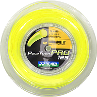 Струна для теннисной ракетки Yonex Polytour Pro 125 Coil (200м, желтый) - 