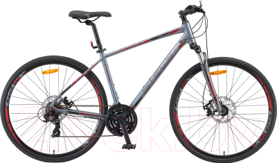 Велосипед STELS Cross 130 MD Gent 28 V010 (18.5, серый)