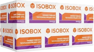 

Экструдированный пенополистирол, XPS 150 ТВ Изобокс 100x580x1180мм