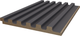 Реечная панель Andlen Decor Decor ПН-38 Антрацит (2800x123x12мм) - 