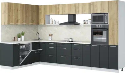 

Кухонный гарнитур, Мила Лайт 1.896х3.48