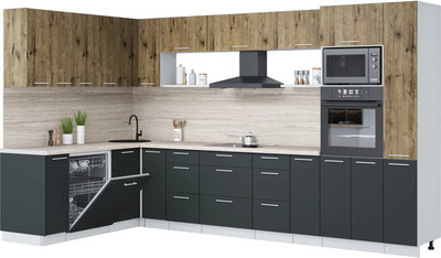 

Кухонный гарнитур, Мила Лайт 1.896х3.48