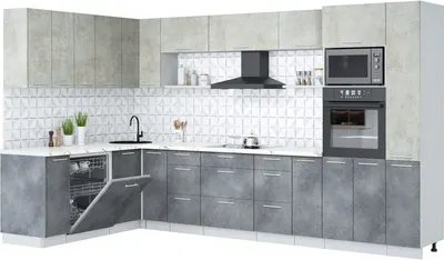 

Кухонный гарнитур, Мила Лайт 1.896х3.48