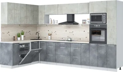 

Кухонный гарнитур, Мила Лайт 1.896х3.48