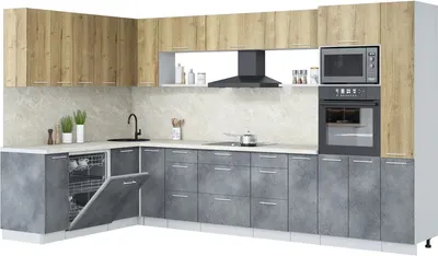 

Кухонный гарнитур, Мила Лайт 1.896х3.48