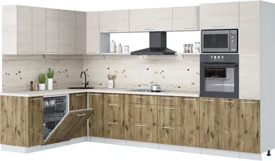 

Кухонный гарнитур, Мила Лайт 1.896х3.48