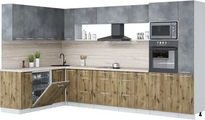 

Кухонный гарнитур, Мила Лайт 1.896х3.48