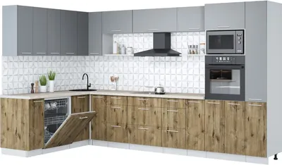 

Кухонный гарнитур, Мила Лайт 1.896х3.48