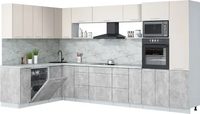 

Кухонный гарнитур, Мила Лайт 1.896х3.58