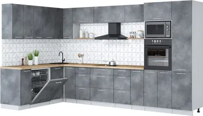 

Кухонный гарнитур, Мила Лайт 1.896х3.58