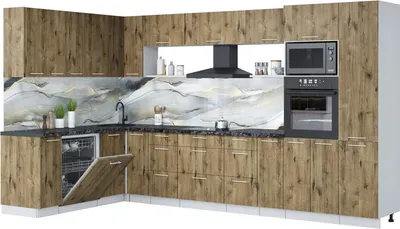 

Кухонный гарнитур, Мила Лайт 1.896х3.58