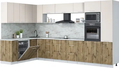 

Кухонный гарнитур, Мила Лайт 1.896х3.58