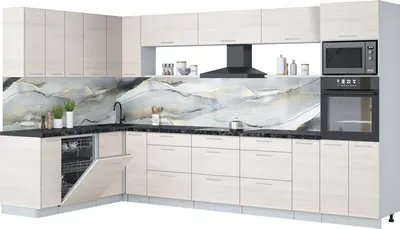 

Кухонный гарнитур, Мила Лайт 1.896х3.58-2