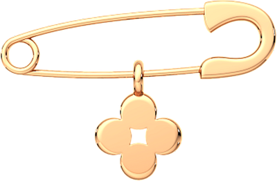 

Брошь из розового золота, 930027-9K