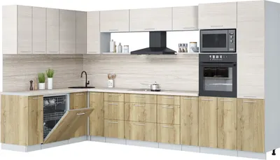 

Кухонный гарнитур, Мила Лайт 1.896х3.58