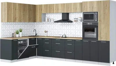 

Кухонный гарнитур, Мила Лайт 1.896х3.58