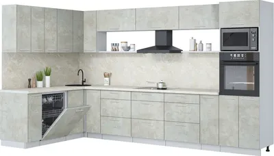 

Кухонный гарнитур, Мила Лайт 1.896х3.58-2