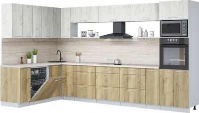 

Кухонный гарнитур, Мила Лайт 1.896х3.58-2