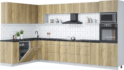 

Кухонный гарнитур, Мила Лайт 1.896х3.58-2