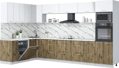 

Кухонный гарнитур, Мила Лайт 1.896х3.58-2