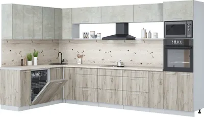 

Кухонный гарнитур, Мила Лайт 1.896х3.58-2