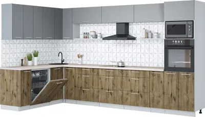 

Кухонный гарнитур, Мила Лайт 1.896х3.58-2