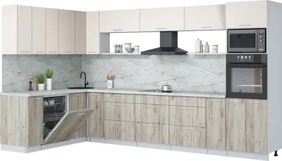 

Кухонный гарнитур, Мила Лайт 1.896х3.58-2