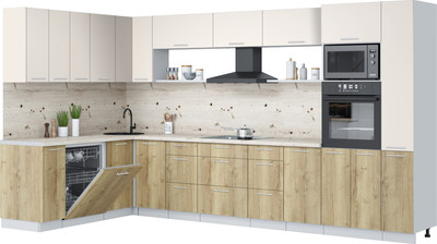 

Кухонный гарнитур, Мила Лайт 1.896х3.68