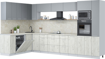 

Кухонный гарнитур, Мила Лайт 1.896х3.68