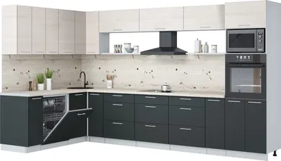 

Кухонный гарнитур, Мила Лайт 1.896х3.58-2