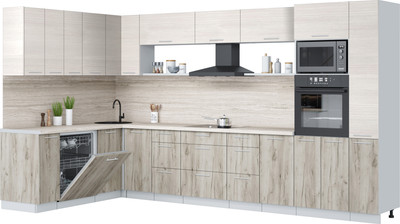 

Кухонный гарнитур, Мила Лайт 1.896х3.68