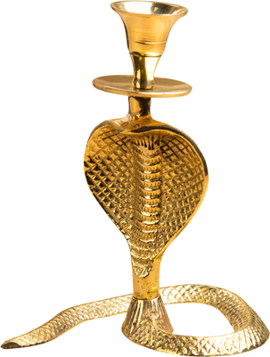 

Подсвечник, Золотая кобра 10620476