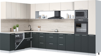 

Кухонный гарнитур, Мила Лайт 1.896х3.68