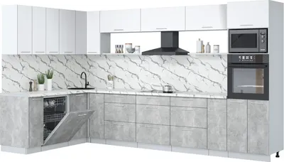 

Кухонный гарнитур, Мила Лайт 1.896х3.58-2