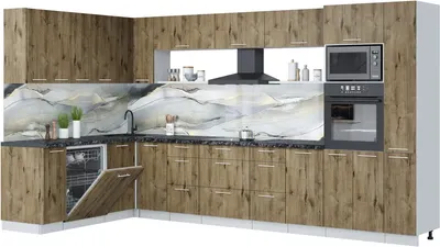 

Кухонный гарнитур, Мила Лайт 1.896х3.68