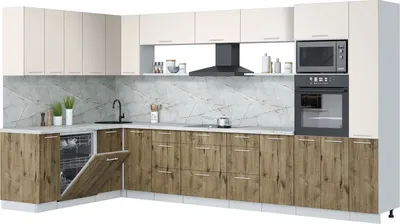 

Кухонный гарнитур, Мила Лайт 1.896х3.68