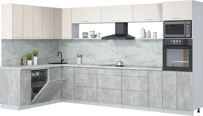 

Кухонный гарнитур, Мила Лайт 1.896х3.58-2