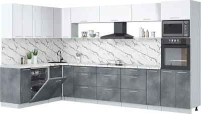 

Кухонный гарнитур, Мила Лайт 1.896х3.58-2