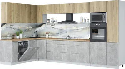 

Кухонный гарнитур, Мила Лайт 1.896х3.78